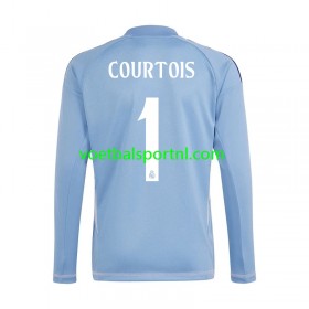 Real Madrid Thibaut Courtois 1 Doelman Thuis Shirt 2024-25 L/S